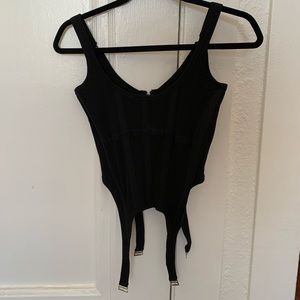 Dion lee corset in black